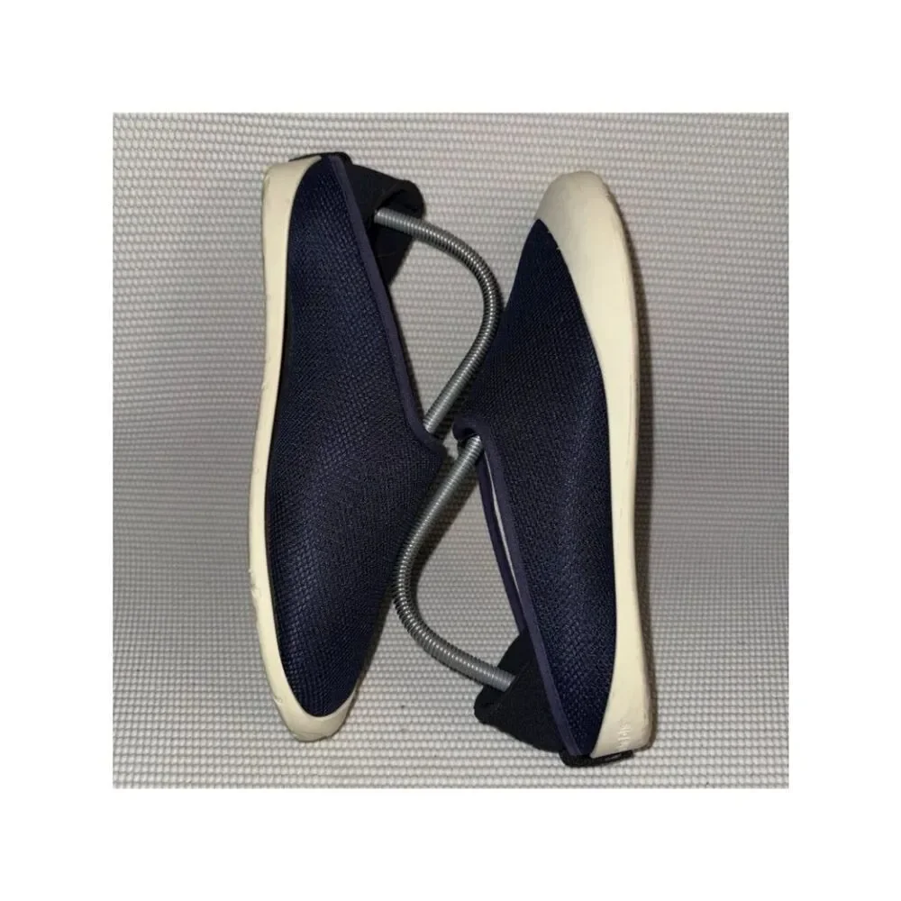 Mahabis Summer Slippers House Shoes Removeable Soles Navy Blue Mens Size 41 (8)